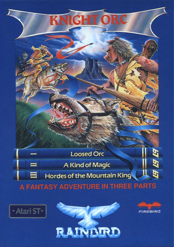 Knight Orc box art for Commodore 64
